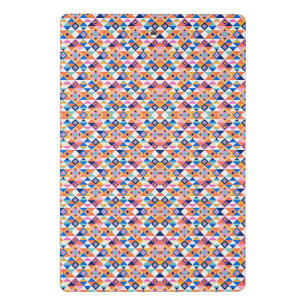 Clipboard with vibrant geometric pattern
