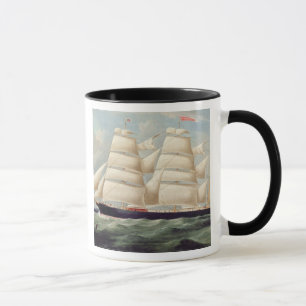 Clipper Barque 'Clendovey' (oil on canvas) Mug
