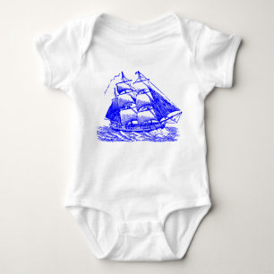 Clipper - Blue Baby Bodysuit