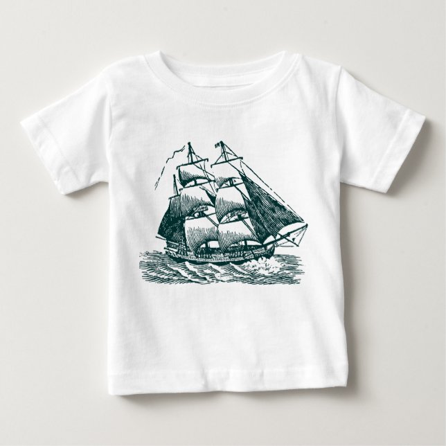 Clipper - Dark Green Baby T-Shirt (Front)