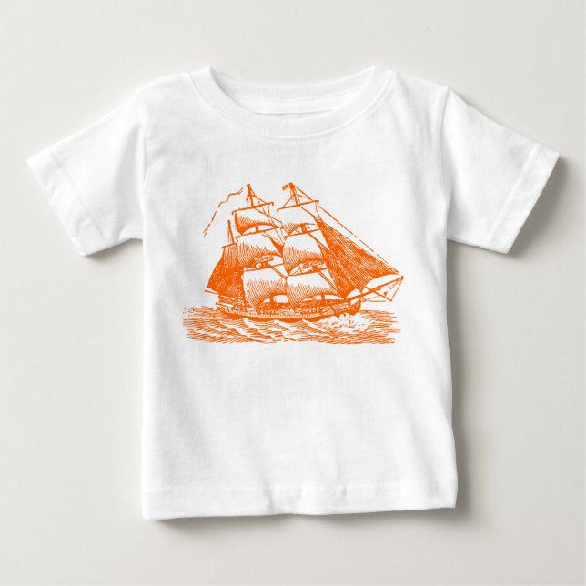 Clipper - Orange Baby T-Shirt (Front)