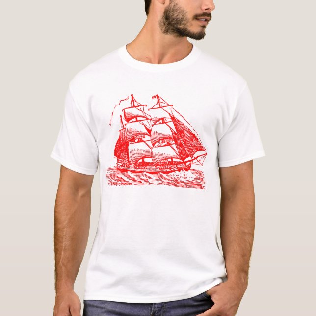 Clipper - Red T-Shirt (Front)