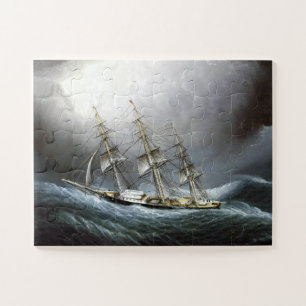 Clipper Ship Cape Horn James Edward Buttersworth Jigsaw Puzzle