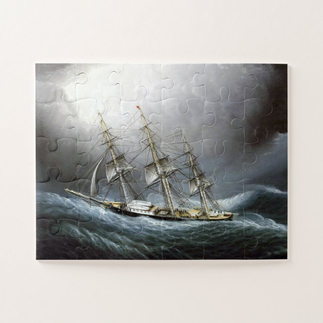 Clipper Ship Cape Horn James Edward Buttersworth Jigsaw Puzzle (Horizontal)