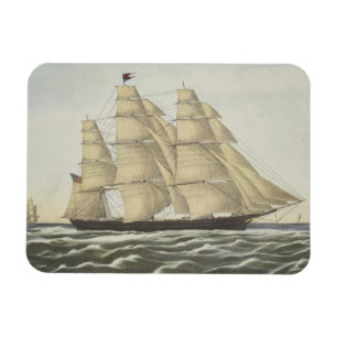 Clipper Ship, Flying Cloud Magnet
