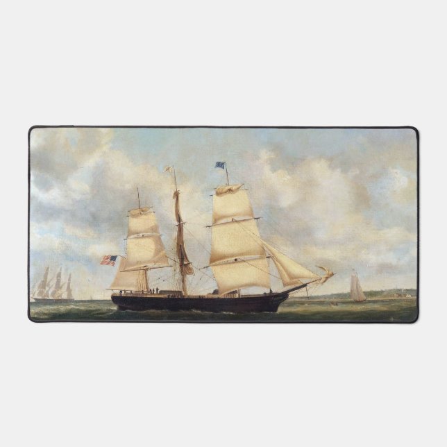 Clipper ship Horatio 19th century Desk Mat (Front)