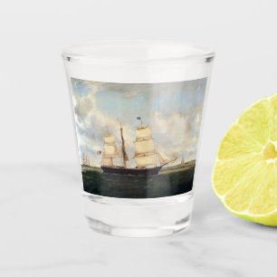 Clipper ship Horatio 19th century Shot Glass