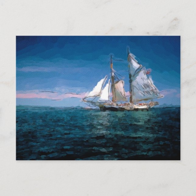 Clipper Ship Postcard (Front)