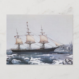 Clipper Ship "Red Jacket" Postcard