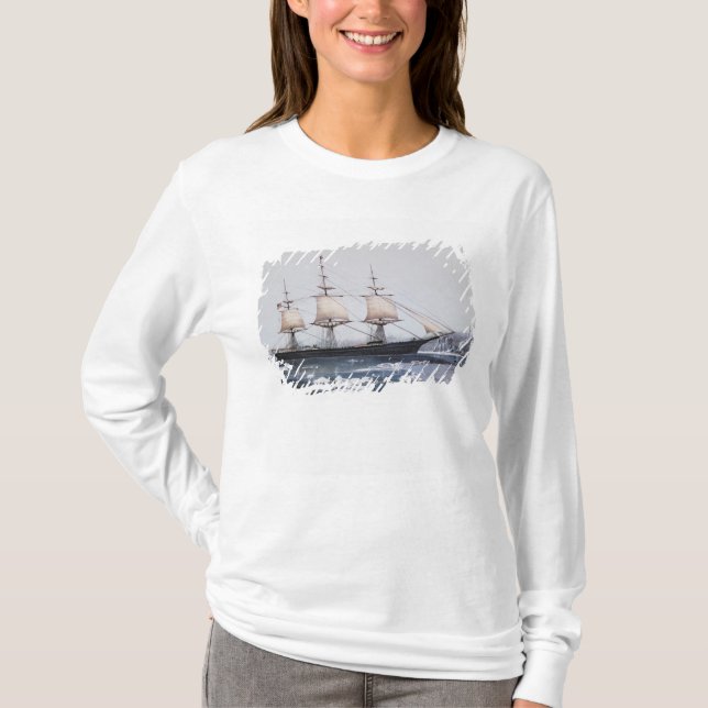 Clipper Ship "Red Jacket" T-Shirt (Front)
