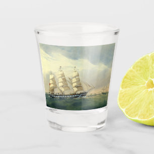 Clipper Ship The Helen Pembroke 1870 Shot Glass