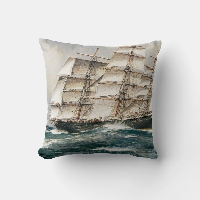 Clipper Ship Torrens Cushion (Front)