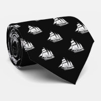 Clipper Ships On Black