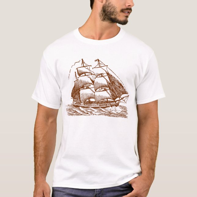 Clipper - Walnut T-Shirt (Front)