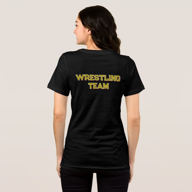 Clippers Wrestling Women's Tee (Back Full)