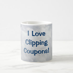 Clipping Coupons mug