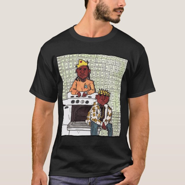 Clipse Hell Hath No Fury Illustration retro T-Shirt (Front)
