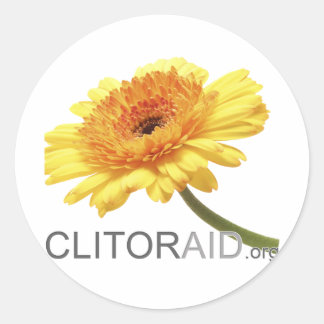 Clitoraid.org Classic Round Sticker