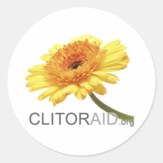 Clitoraid.org Classic Round Sticker