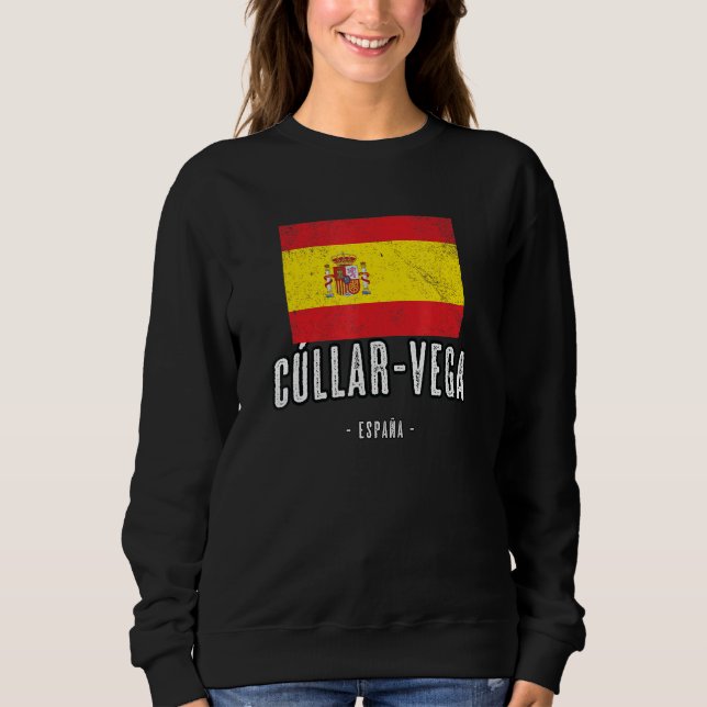 Cllar-Vega Spain Es Flag City - Bandera Ropa - Sweatshirt (Front)