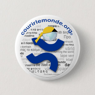 CLM swipes in 6 Cm Round Badge