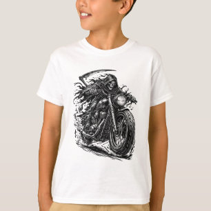 Cloaked Reaper Chopper Rider  T-Shirt