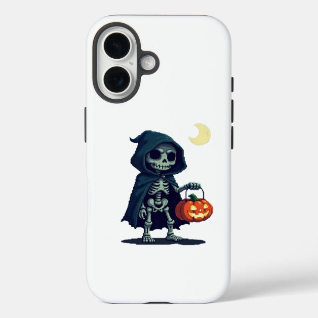 cloaked skeleton of halloween Case-Mate iPhone case (Back)