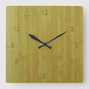 Clock - Bamboo Boards