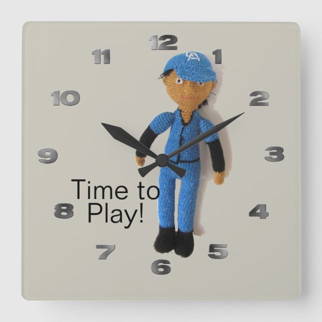 Clock - Baseball Time to Play (Front)