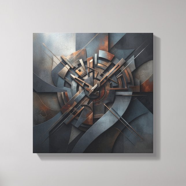 Clock Canvas Print (Front)