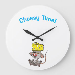 Clock Cheesy Time Cheese