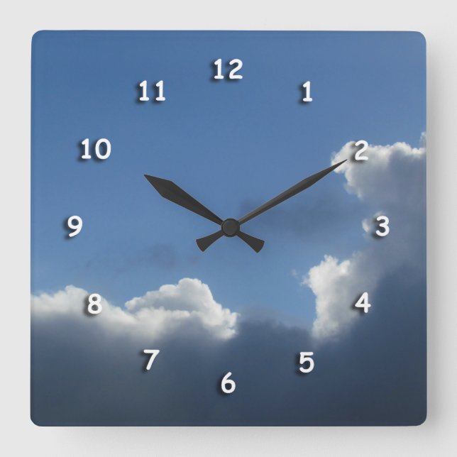 Clock - Clouds with Silver Lining (Front)