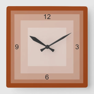 Clock - Concentric Squares