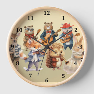 Clock Design with an Animal Orchestra