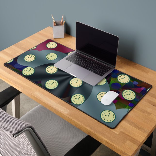 Clock Desk Mat (Office 2)