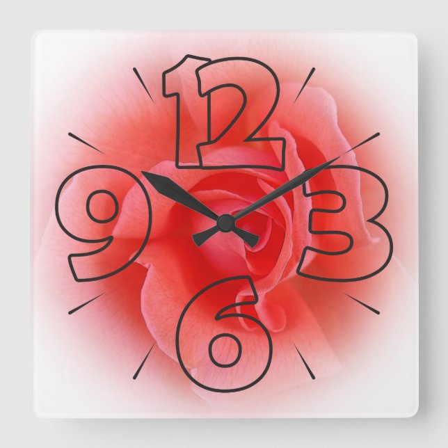 Clock dial 15 - numbers and dashes (Front)