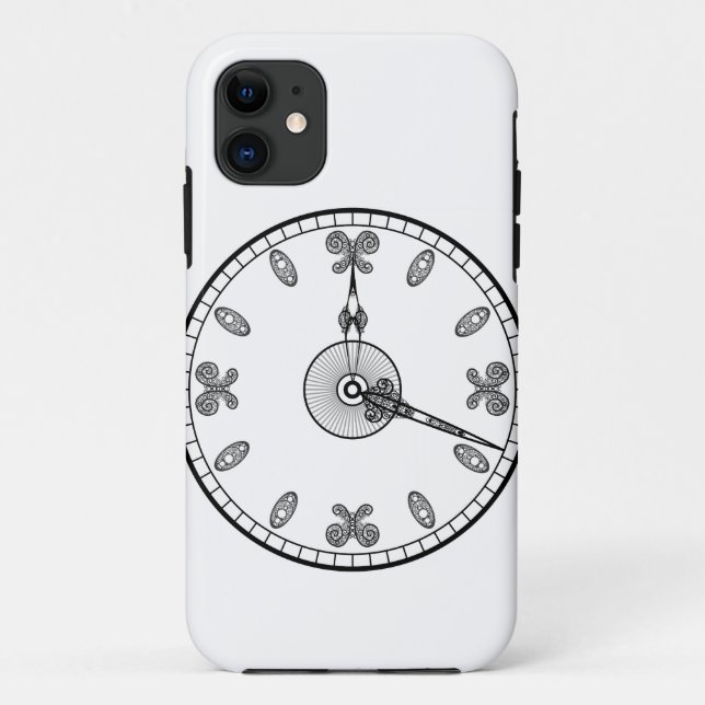 Clock Face Case-Mate iPhone Case (Back)