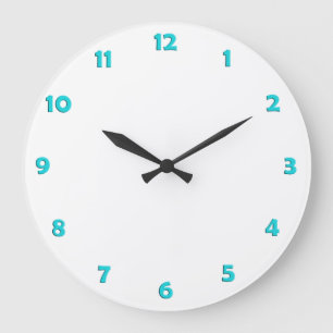 Clock Face Numbers - tuerkis