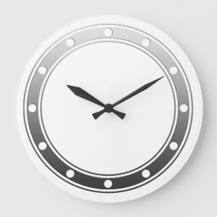 Clock Face Rings Dots grey for your design