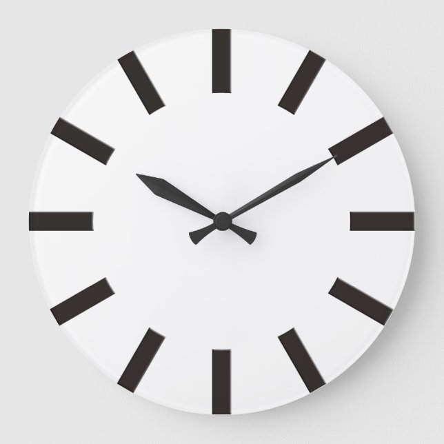 Clock Face Stripes black for your design (Front)