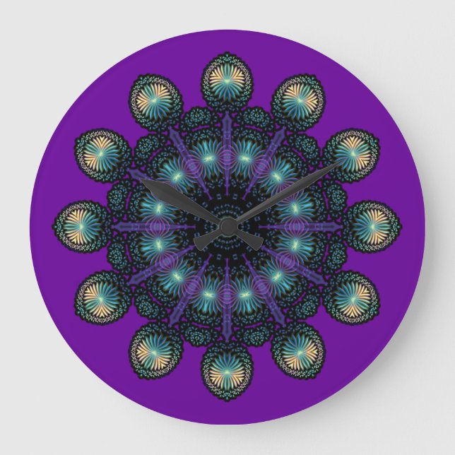 Clock Faces - Apophysis Fractal (Front)
