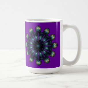 Clock Faces - Apophysis Fractal Coffee Mug