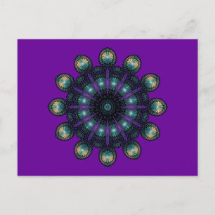 Clock Faces - Apophysis Fractal Postcard