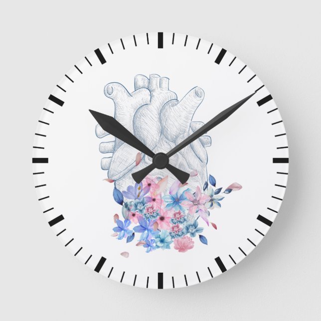 Clock for hospital cardiology ward and clinic (Front)