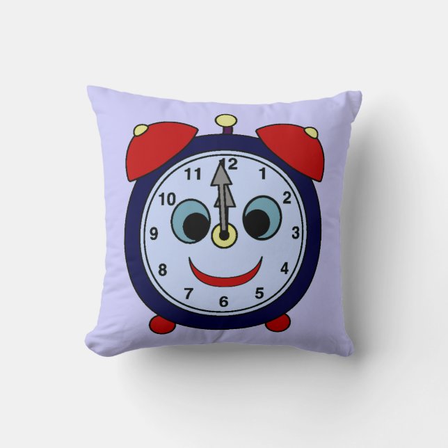 Clock for Kids Cushion (Front)