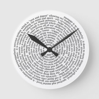 Clock  for  massage therapist