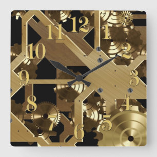 Clock Gears Fun Wall Clock