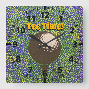 Clock - Golf Ball on Tee
