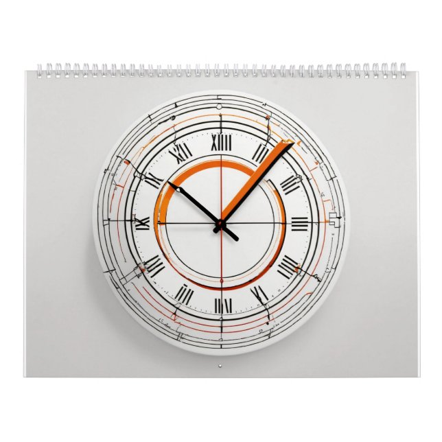 Clock graphic calendar (Cover)