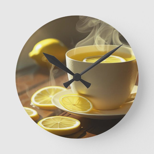 Clock & green tea  (Front)